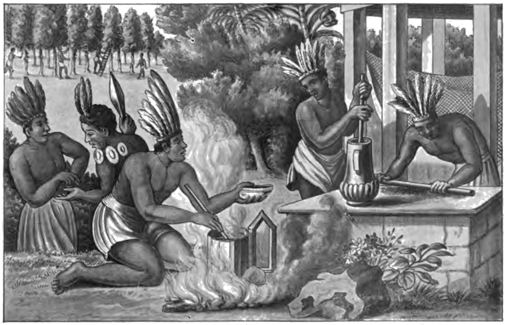 1024px Fotg cocoa d144 native americans preparing and cooking cocoa